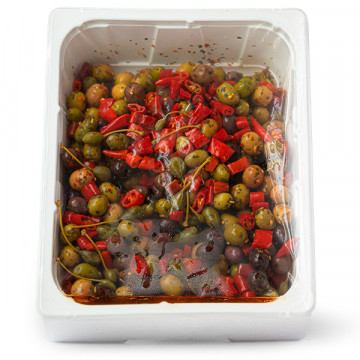 Mixed spicy seasoned olives...