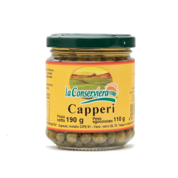 Capperi medi in aceto - 190 g